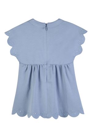 abito in cotone blu CHLOÉ KIDS | C21232821